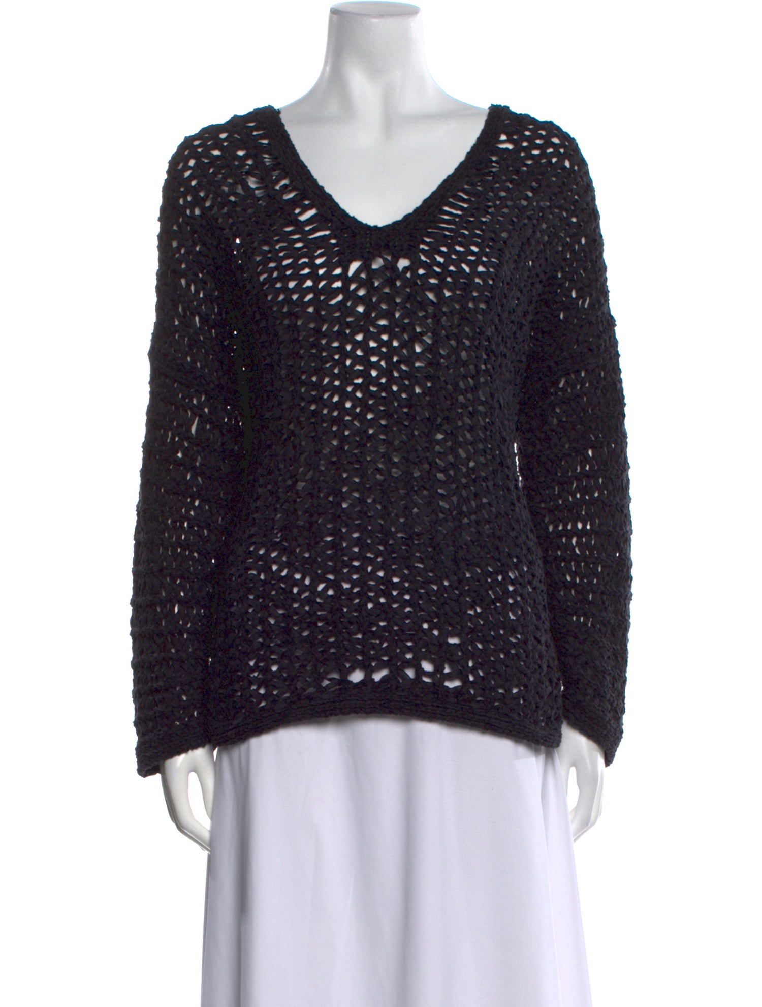 White + Warren V-Neck Sweater w/ Tags