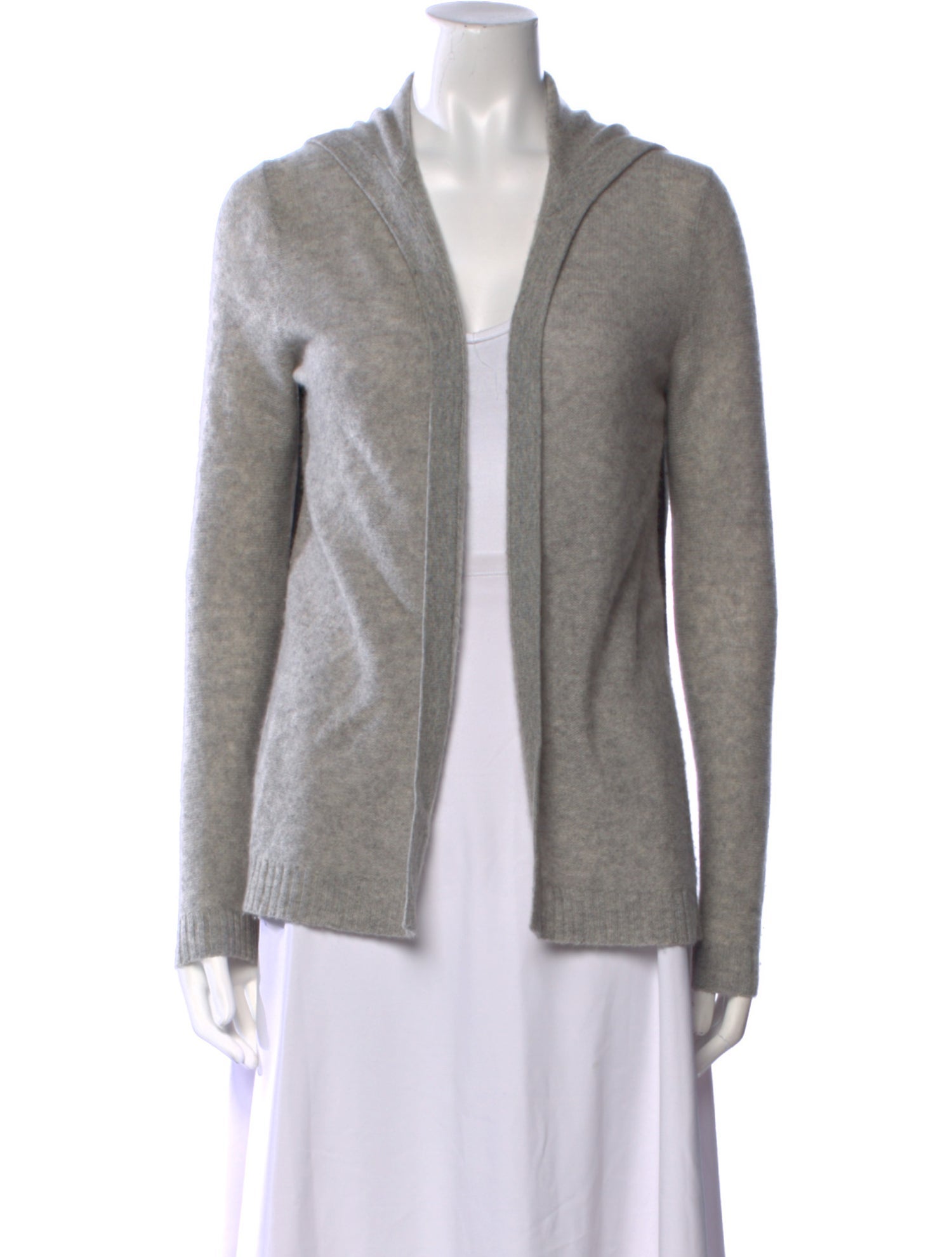 White + Warren Cashmere Open Front Sweater