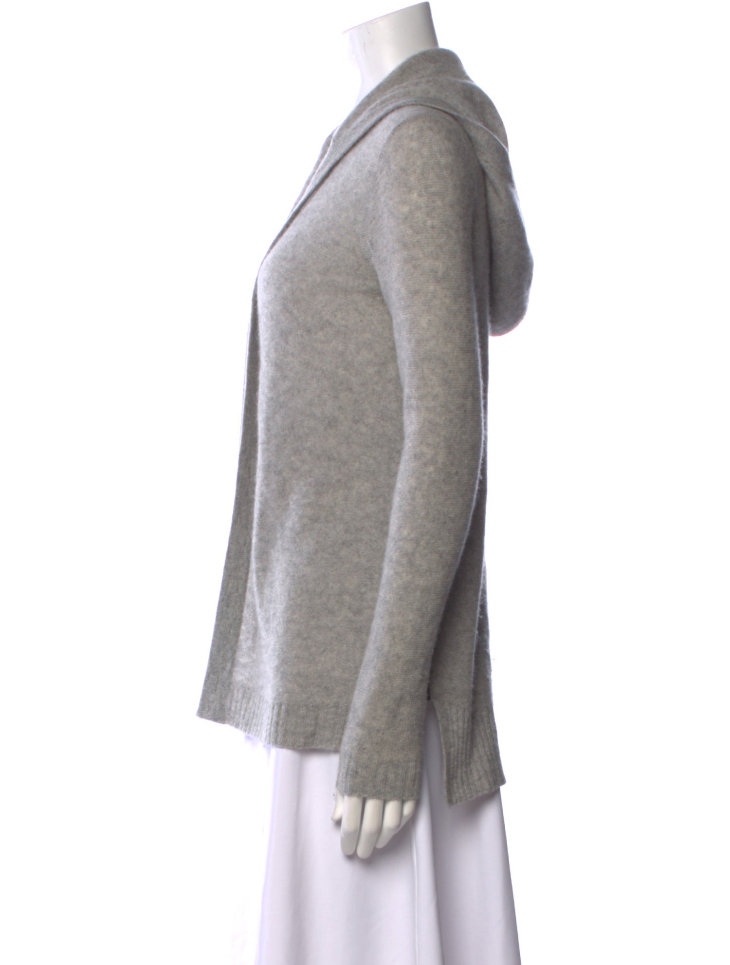 White + Warren Cashmere Open Front Sweater