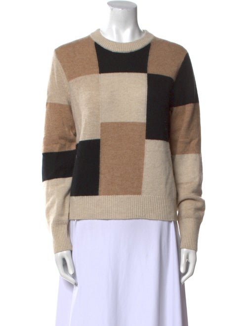 White + Warren Cashmere Printed Sweater