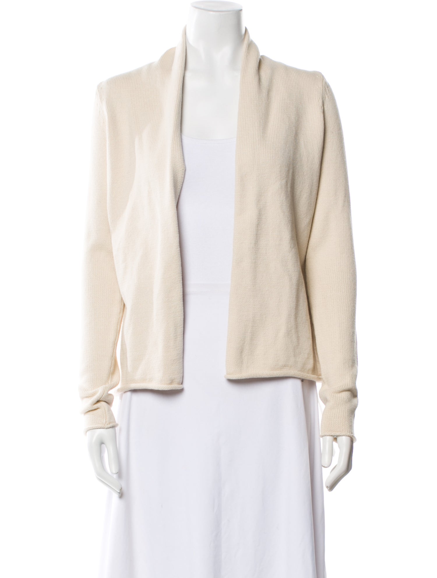 White + Warren Open Front Sweater