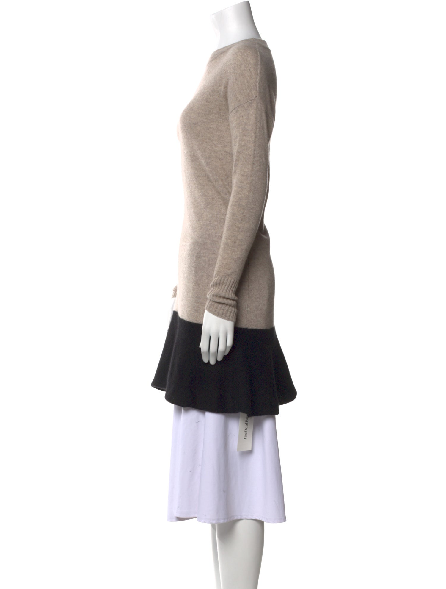 White + Warren Cashmere Bateau Neckline Sweater