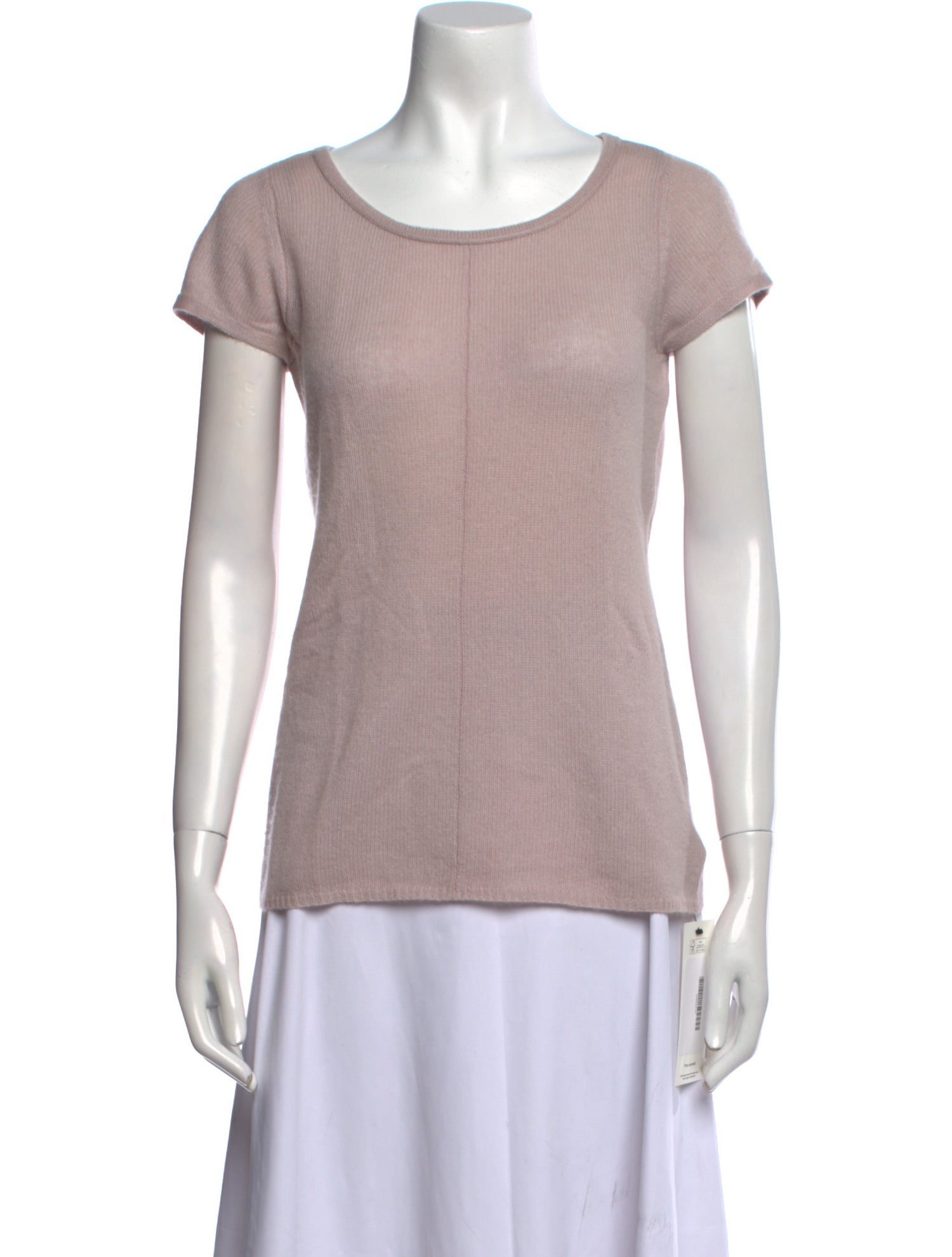 White + Warren Cashmere Scoop Neck T-Shirt