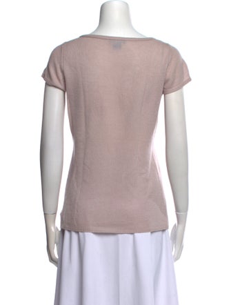 White + Warren Cashmere Scoop Neck T-Shirt
