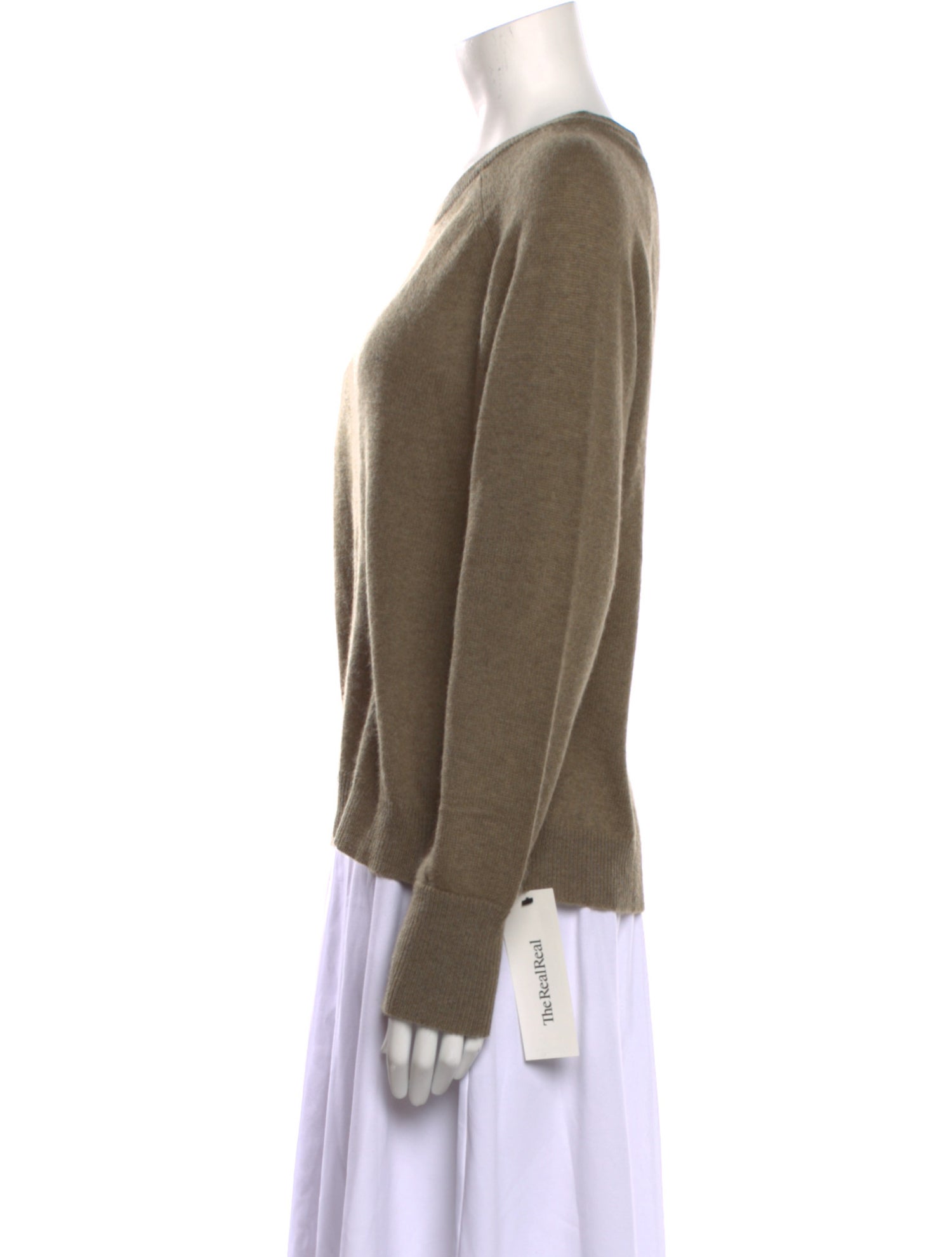 White + Warren Cashmere Scoop Neck Sweater