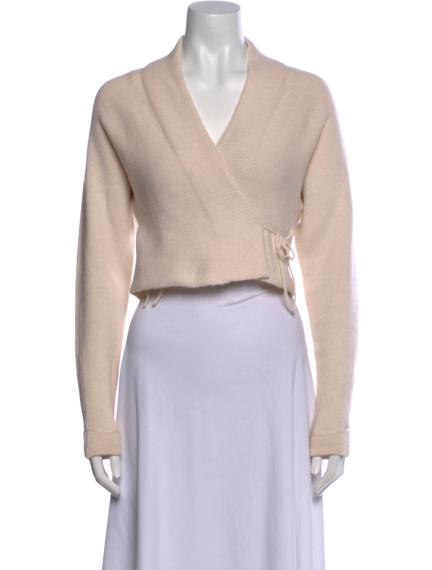 White + Warren Cashmere V-Neck Sweater