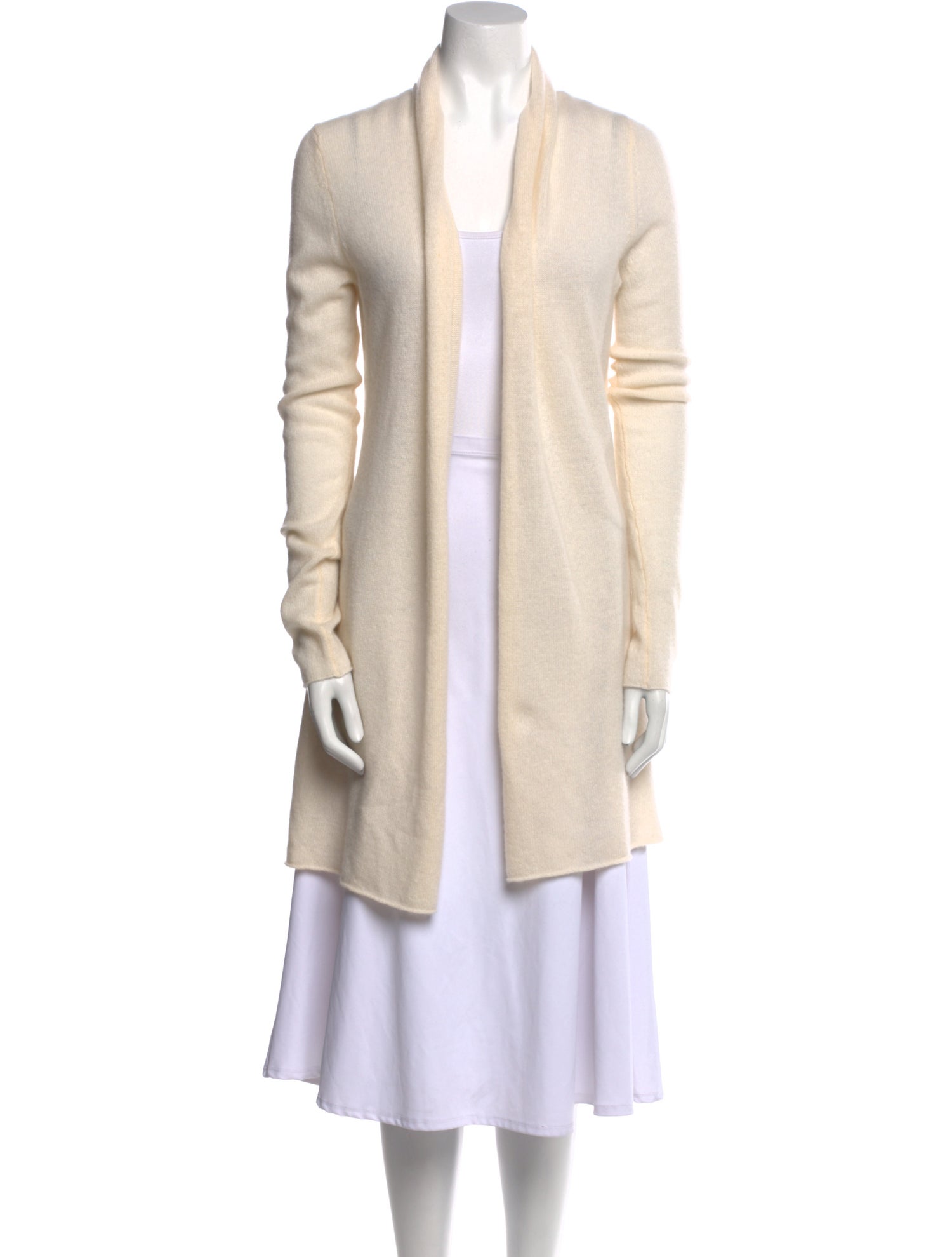 White + Warren Cashmere Open Front Sweater w/ Tags