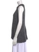 White + Warren Crew Neck Sleeveless Top