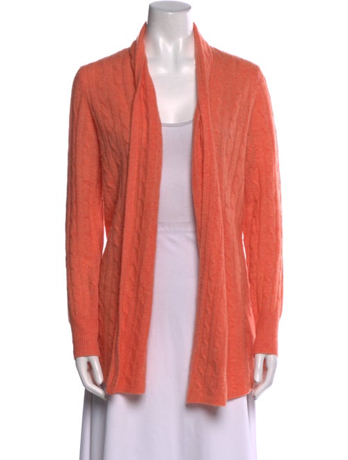 White + Warren Cashmere Open Front Sweater