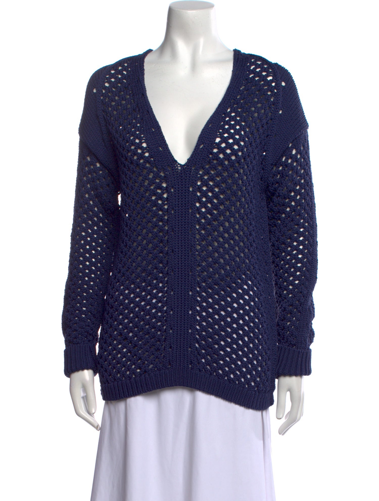 White + Warren V-Neck Sweater