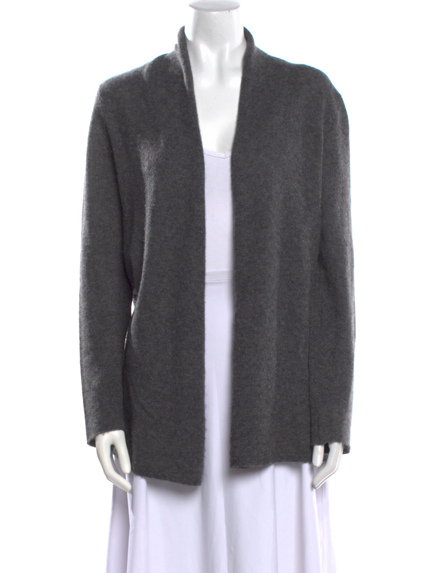 White + Warren Cashmere Open Front Sweater