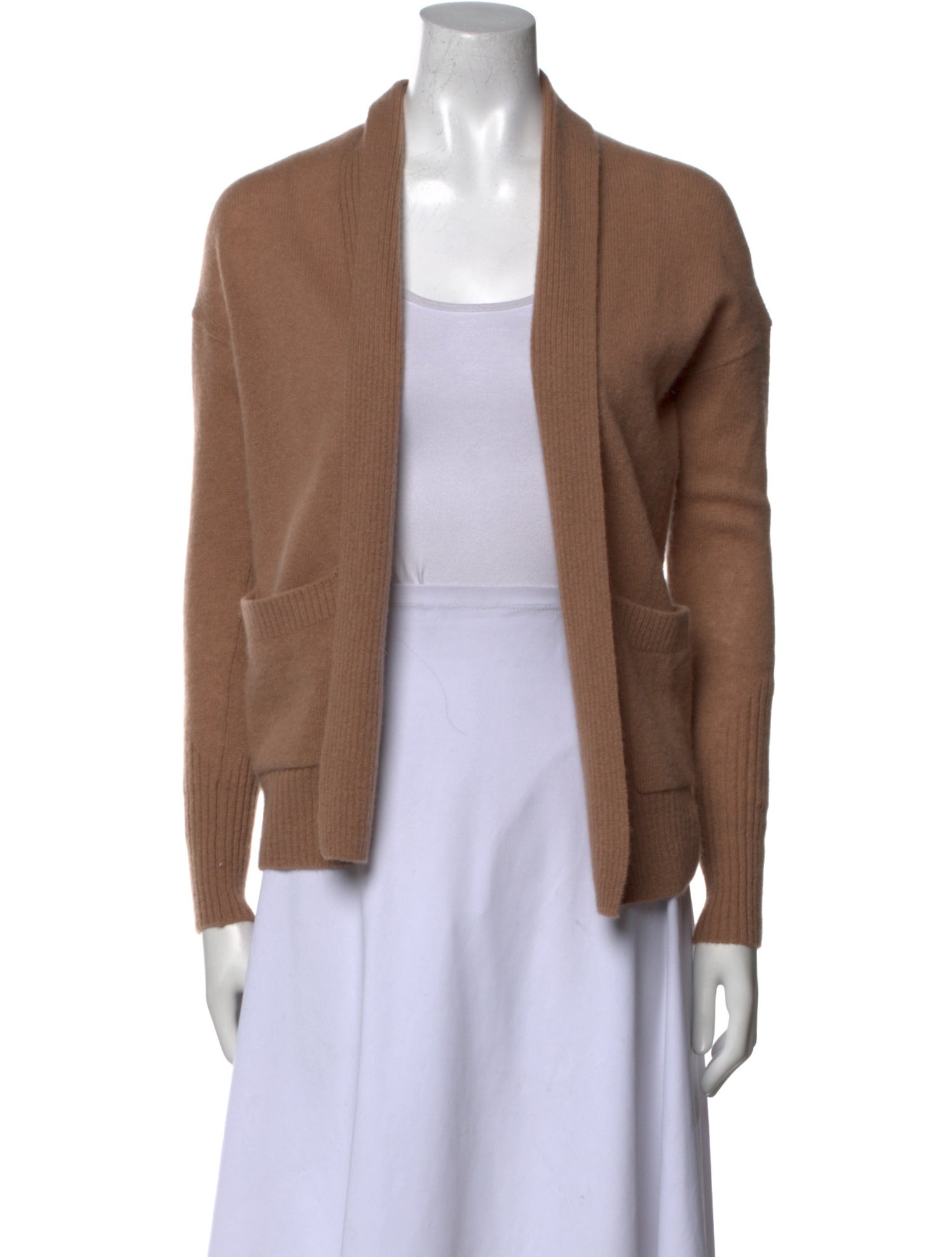 White + Warren Cashmere V-Neck Sweater