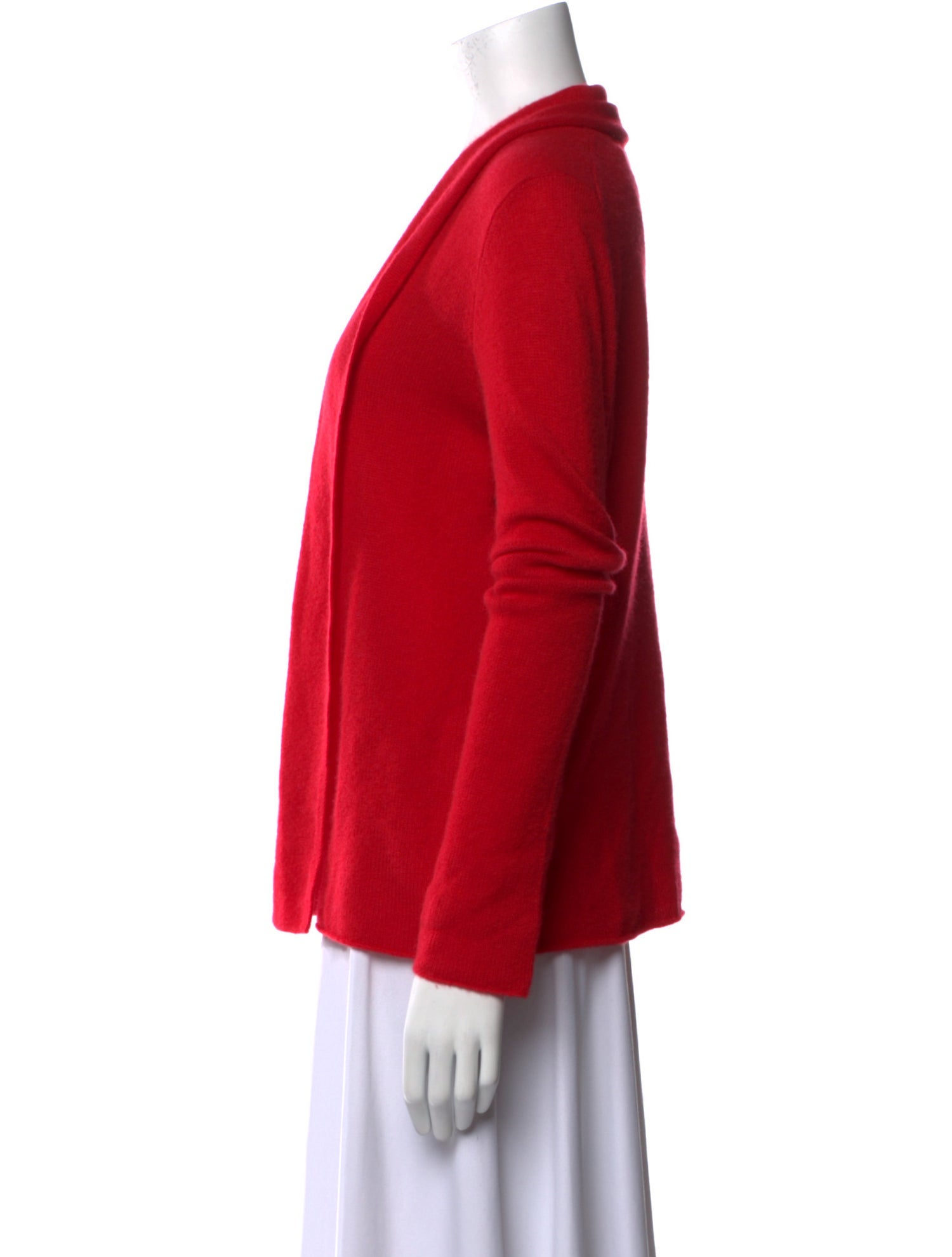 White + Warren Cashmere Open Front Sweater