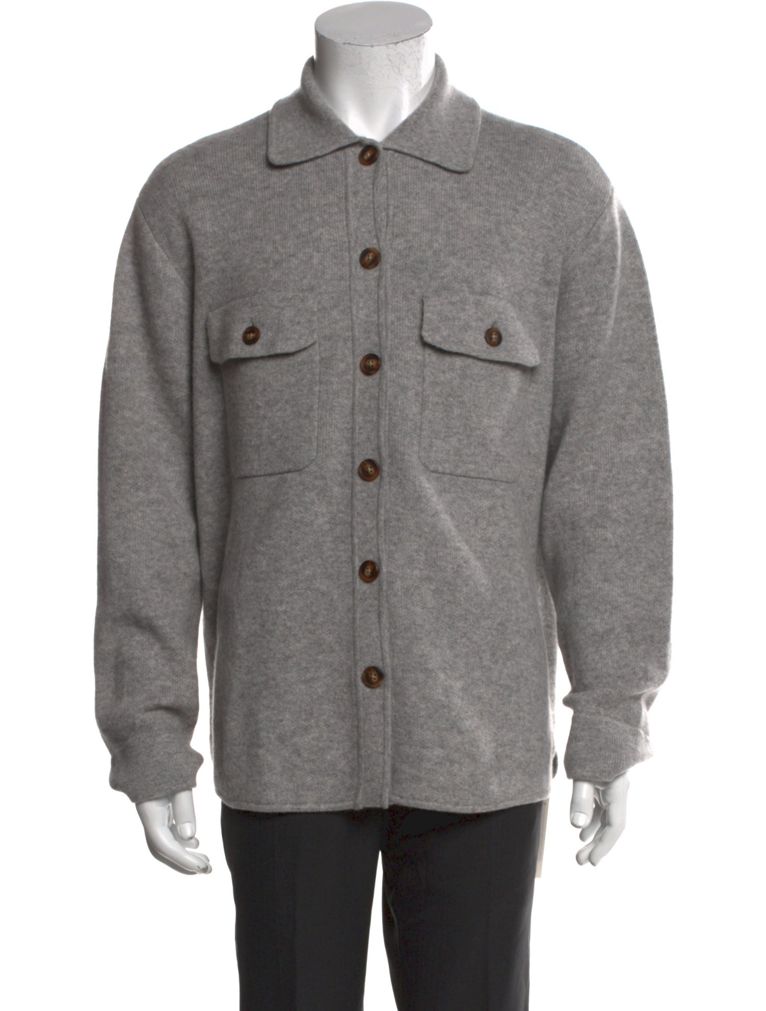 White + Warren Cashmere Collar Cardigan