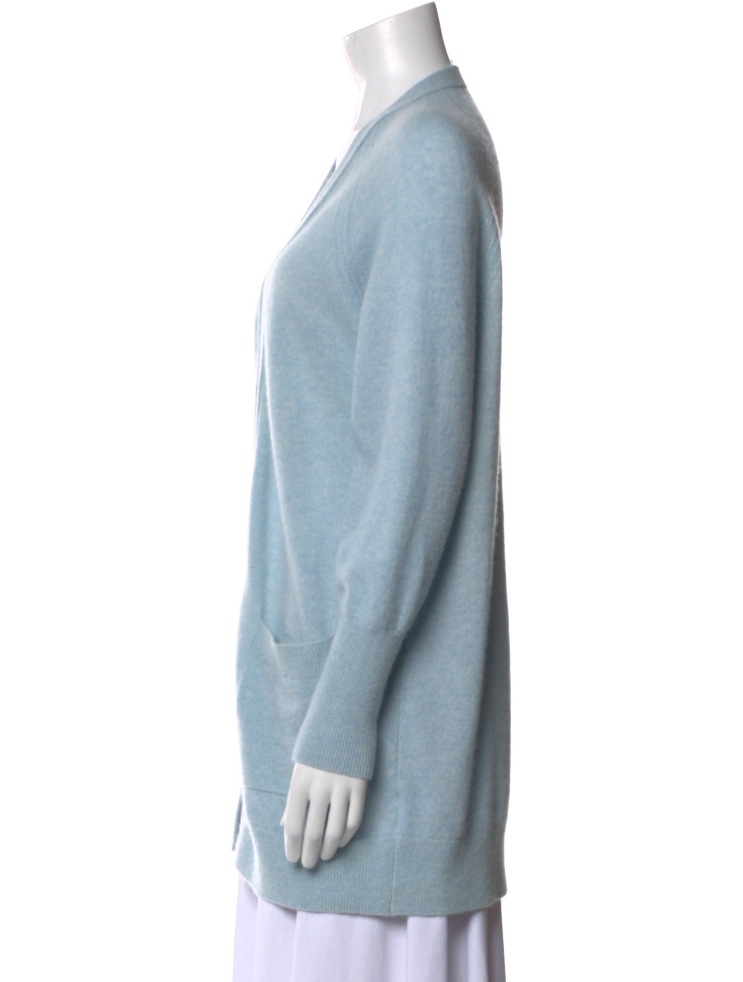 White + Warren Cashmere Open Front Sweater