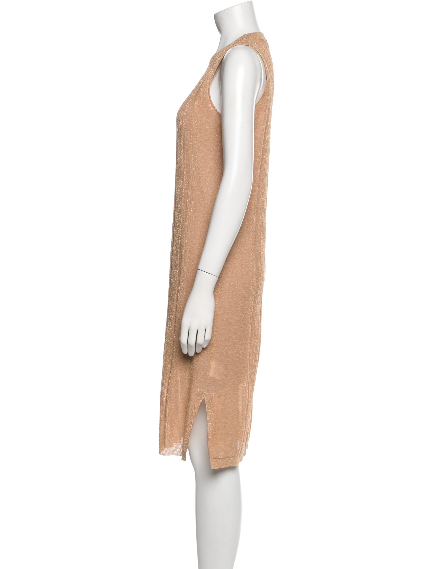 White + Warren Crew Neck Knee-Length Dress