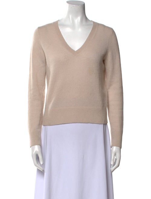 White + Warren Cashmere V-Neck Sweater