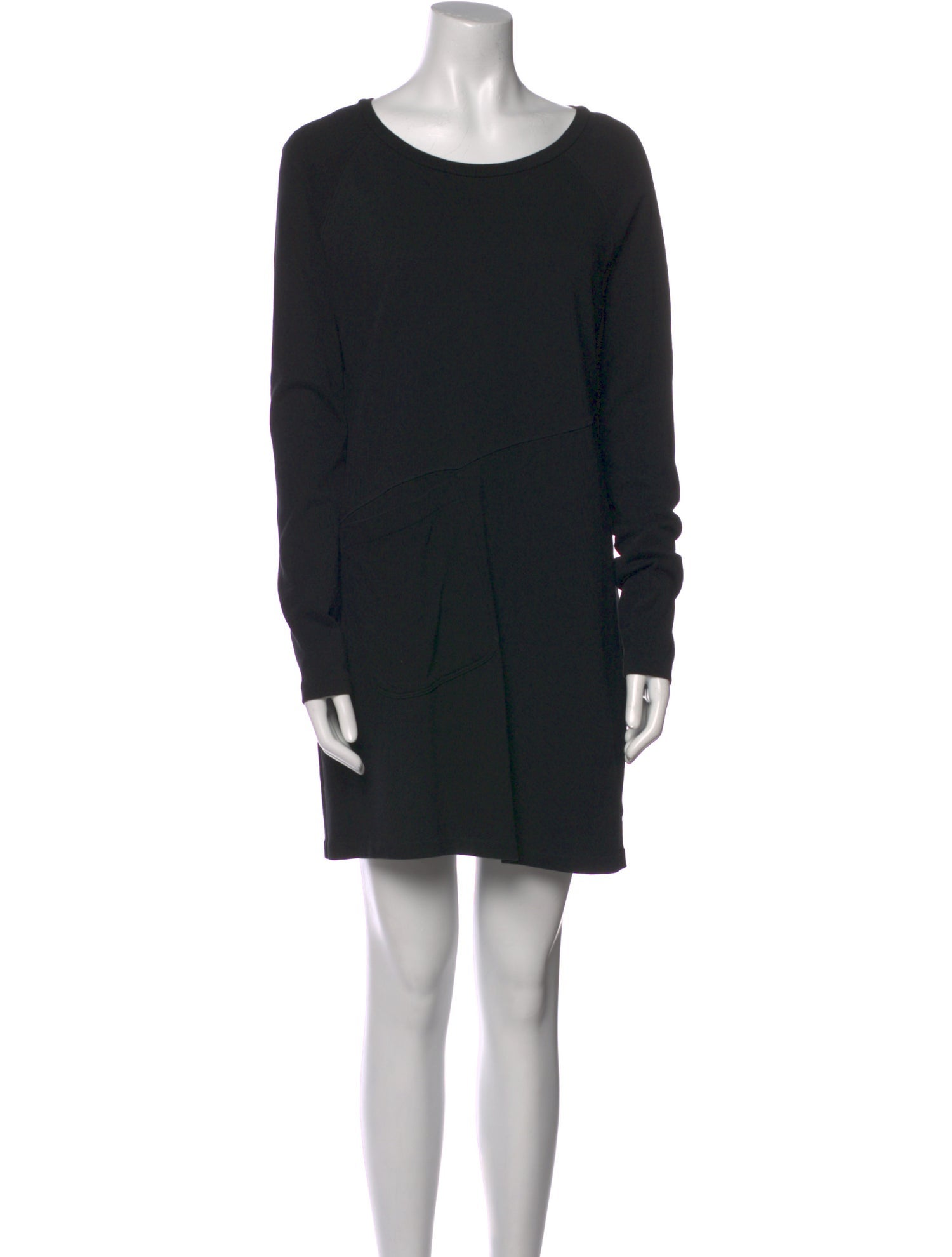 White + Warren Scoop Neck Mini Dress