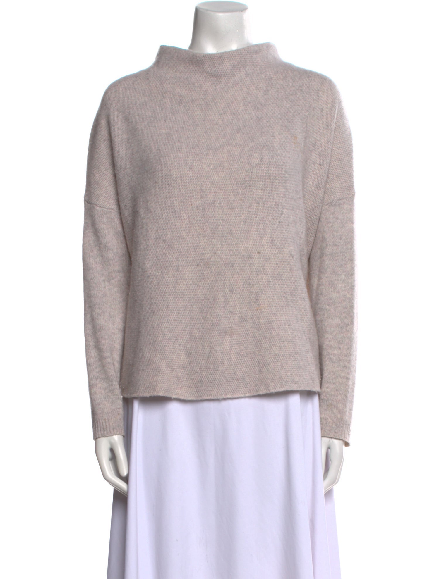 White + Warren Cashmere Mock Neck Sweater