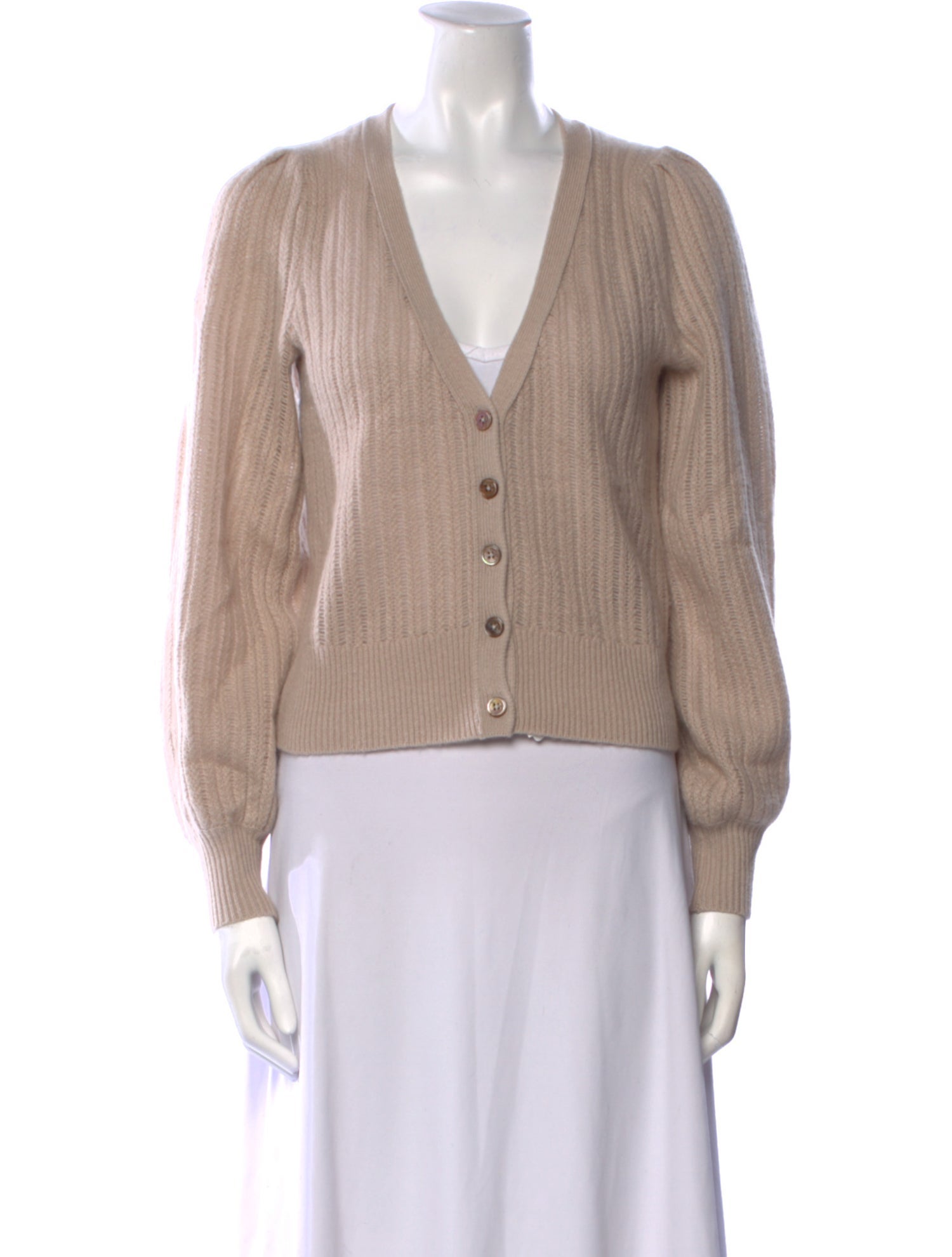 White + Warren Cashmere V-Neck Sweater
