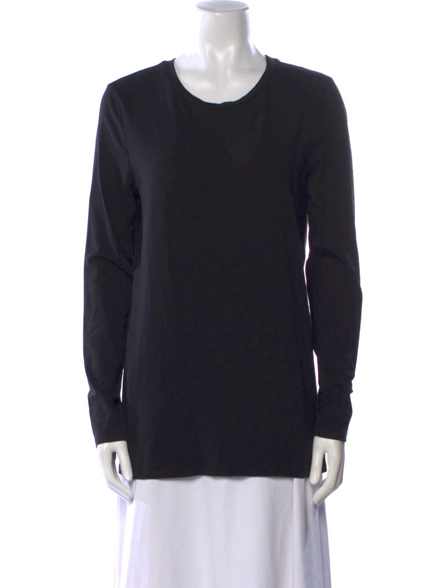 White + Warren Crew Neck Long Sleeve Sweatshirt
