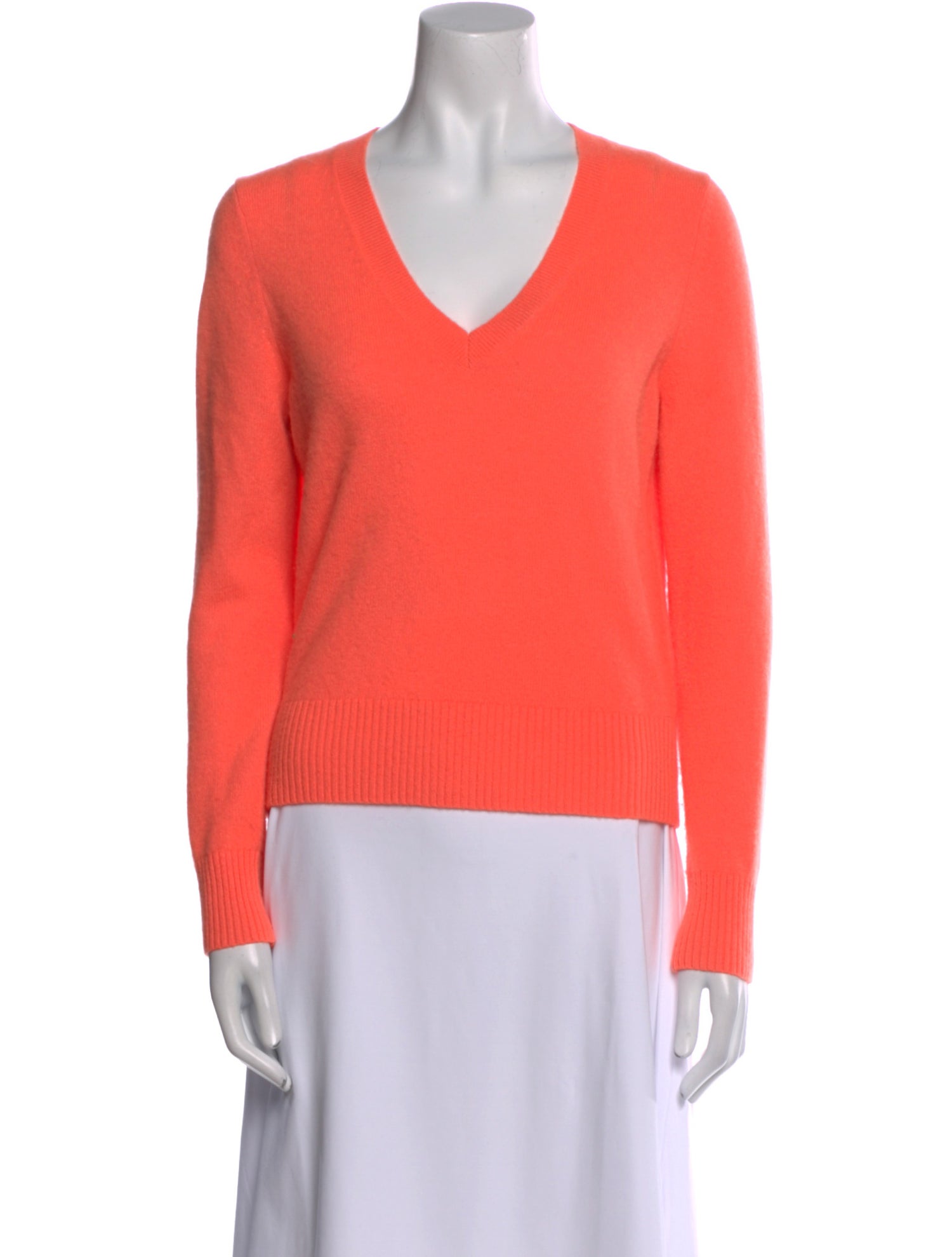 White + Warren Cashmere V-Neck Sweater