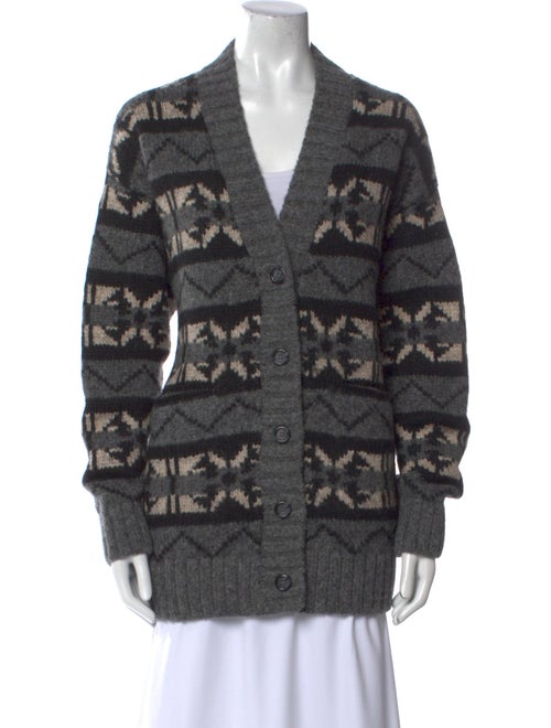 White + Warren Baby Alpaca Printed Sweater