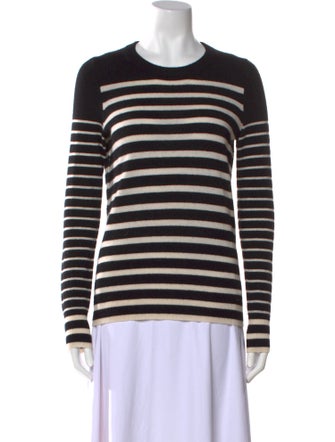 White + Warren Cashmere Striped Sweater
