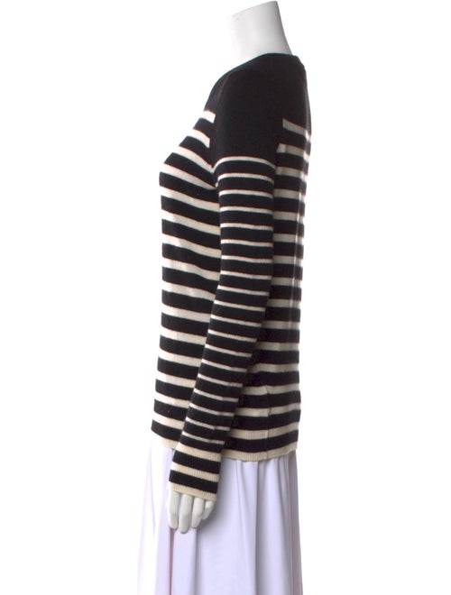 White + Warren Cashmere Striped Sweater