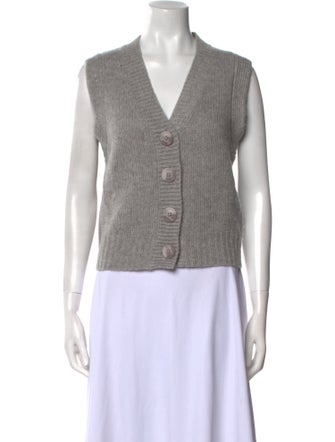 White + Warren Cashmere V-Neck Sweater