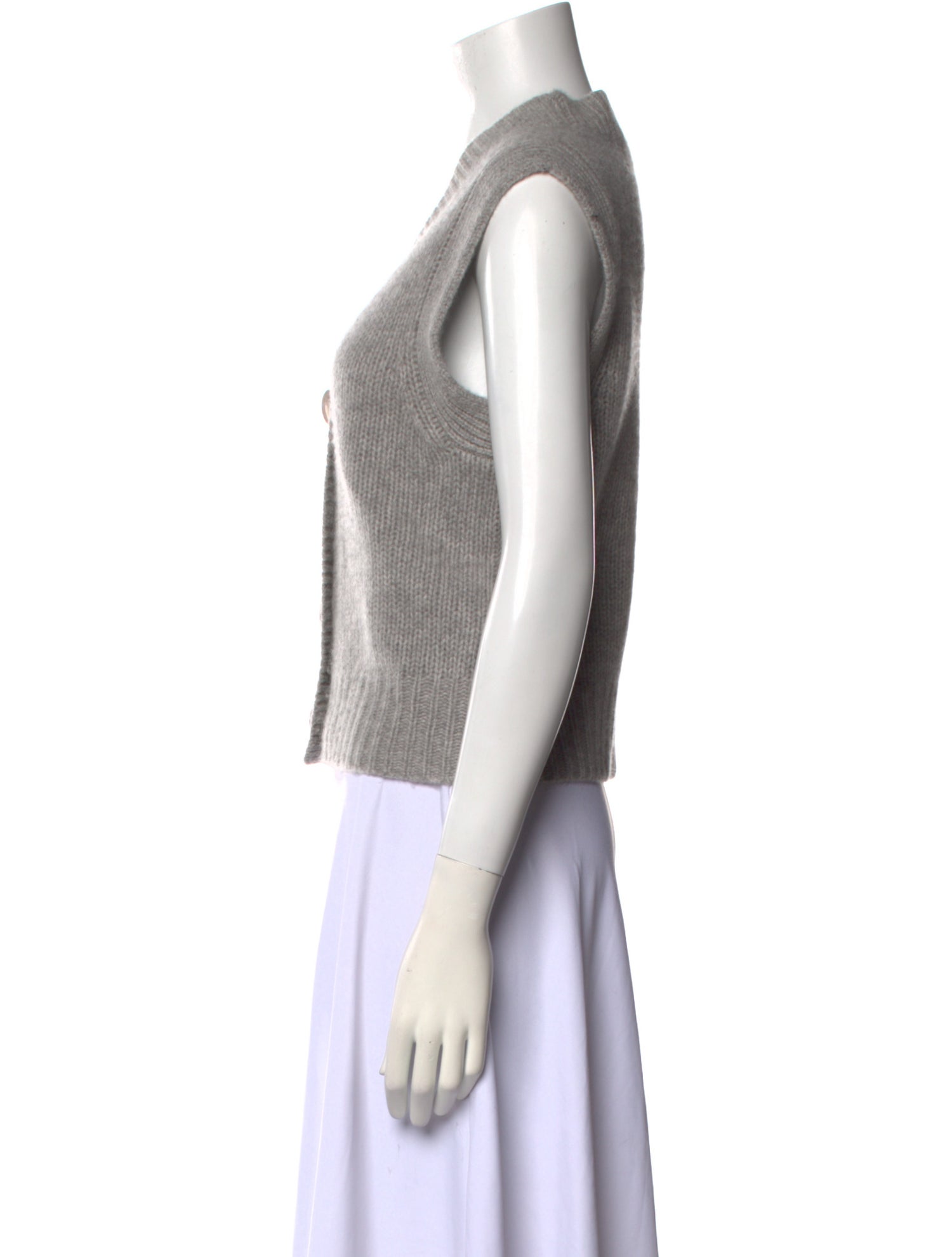 White + Warren Cashmere V-Neck Sweater