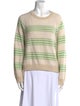 White + Warren Cashmere Striped Sweater