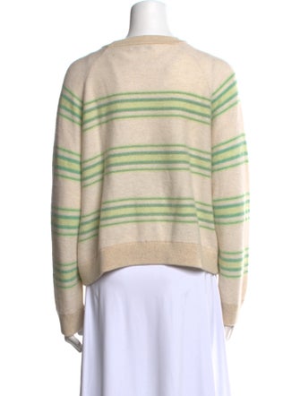 White + Warren Cashmere Striped Sweater