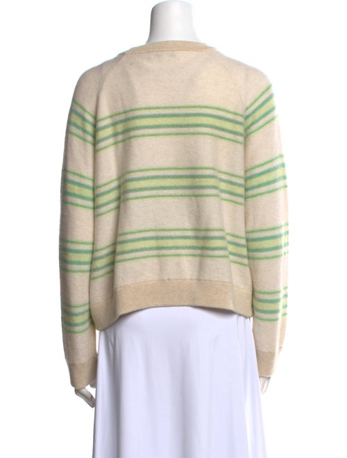 White + Warren Cashmere Striped Sweater