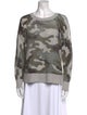 White + Warren Cashmere Printed Sweater