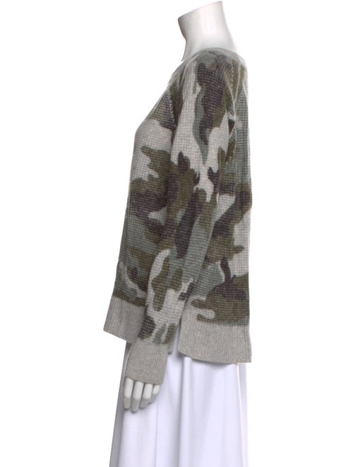 White + Warren Cashmere Printed Sweater