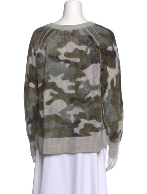 White + Warren Cashmere Printed Sweater