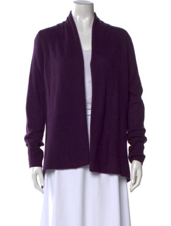 White + Warren Cashmere Open Front Sweater