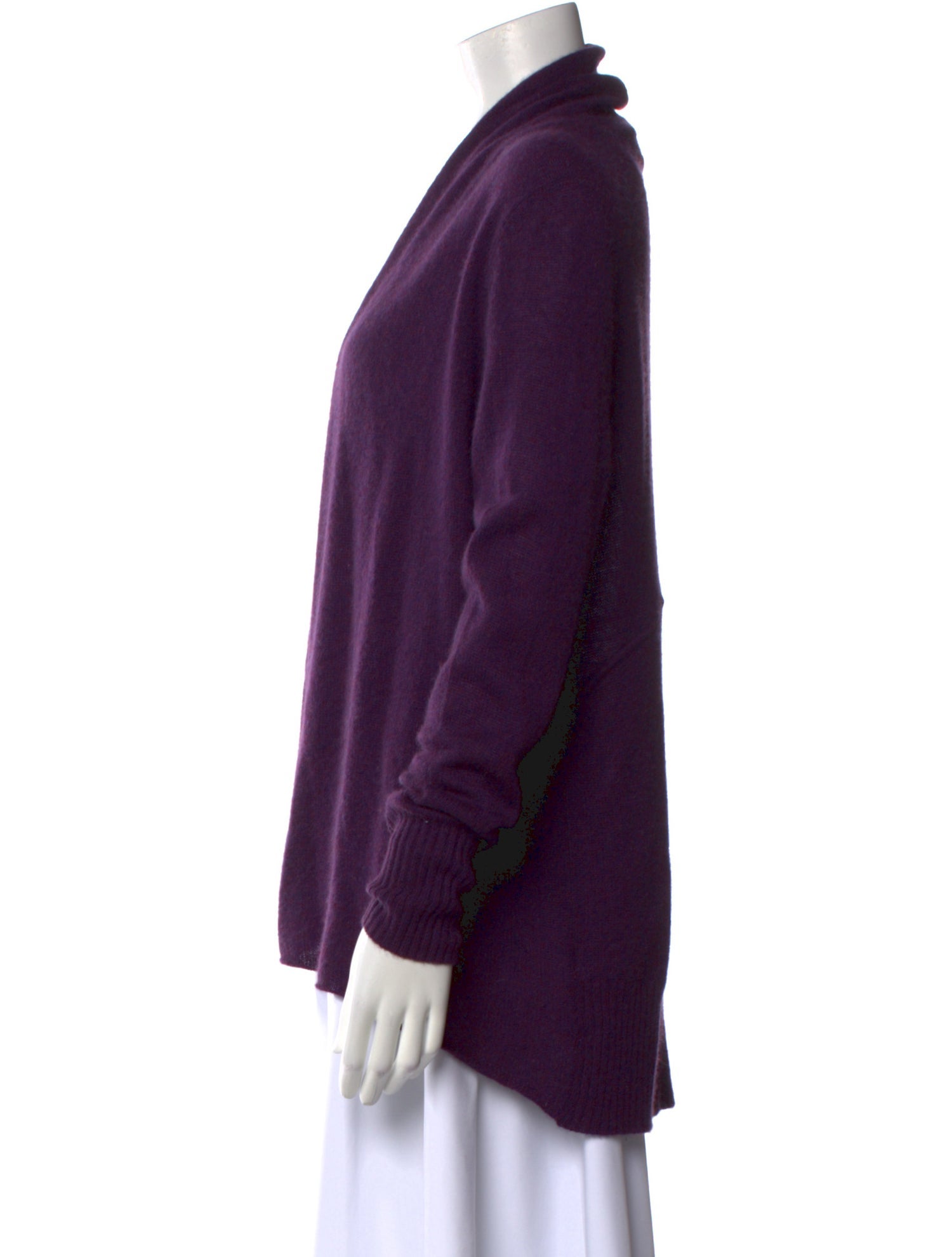 White + Warren Cashmere Open Front Sweater