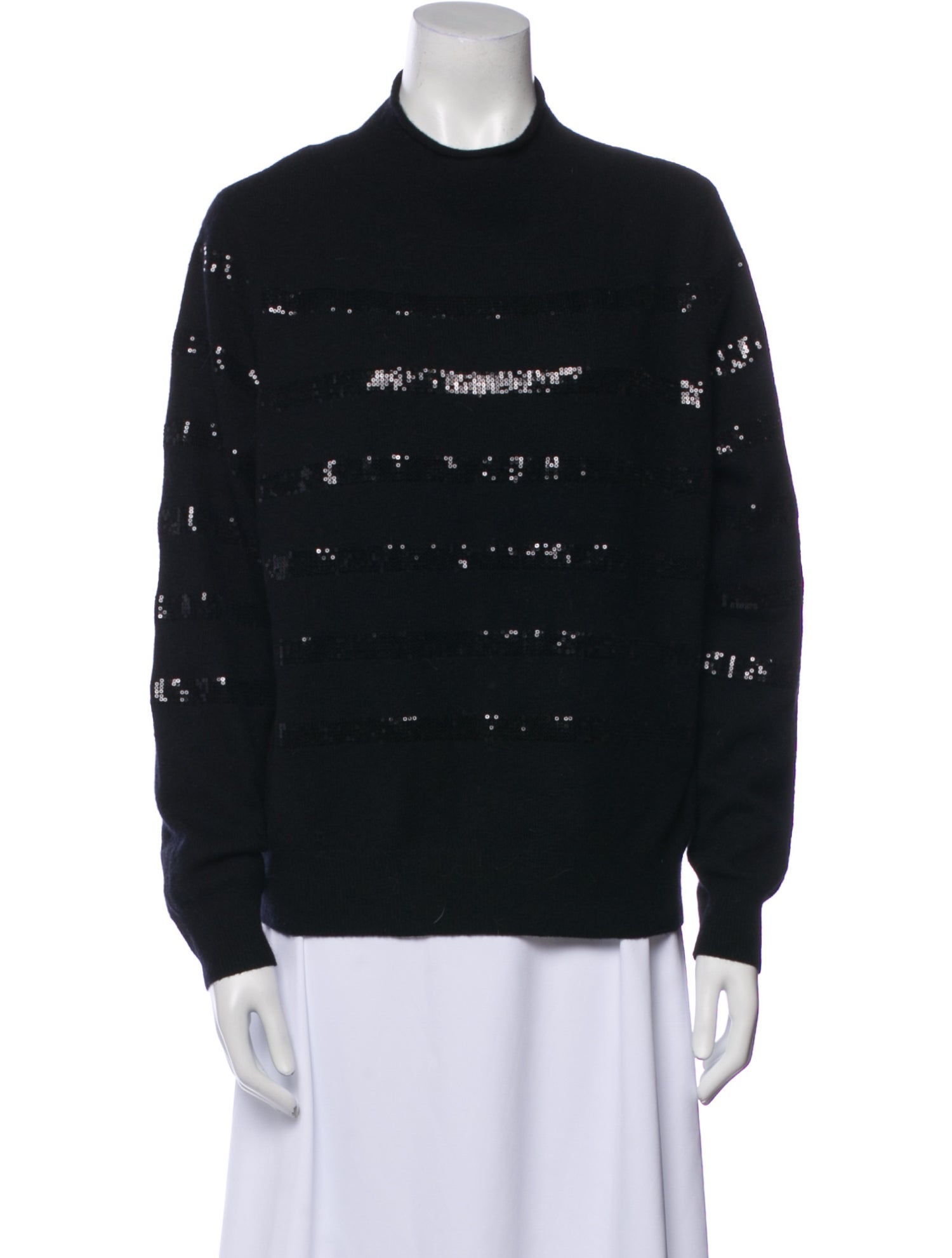 White + Warren Cashmere Mock Neck Sweater