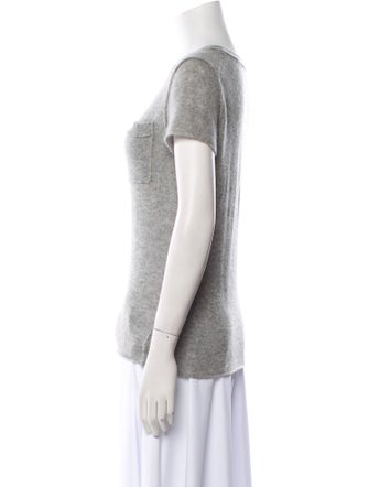 White + Warren Cashmere Scoop Neck T-Shirt