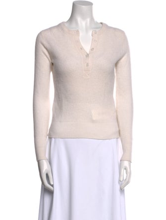 White + Warren Cashmere V-Neck Sweater