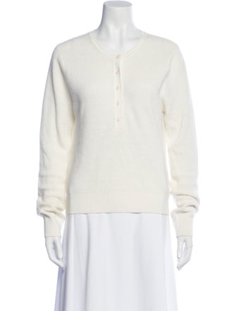 White + Warren Crew Neck Long Sleeve Sweatshirt