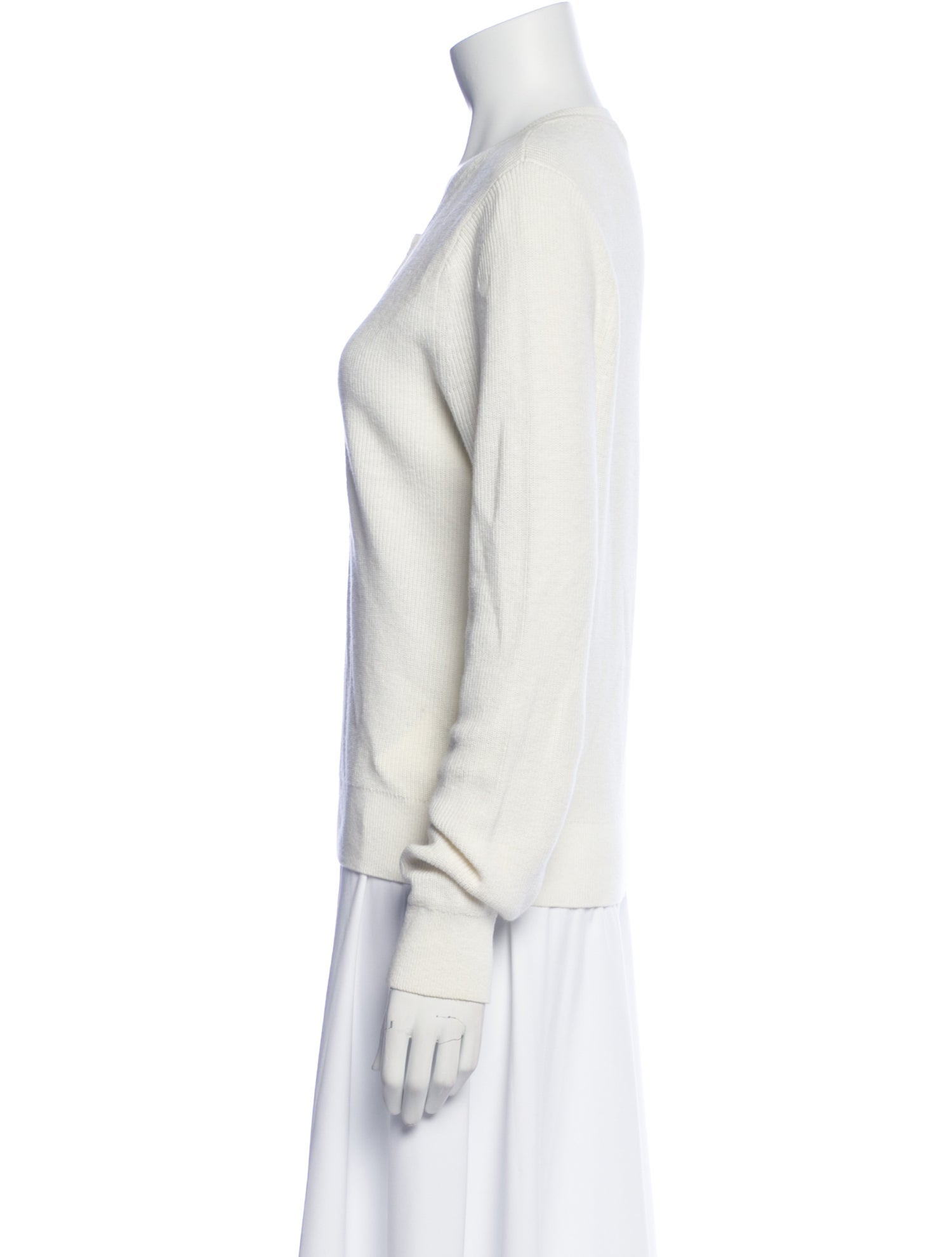 White + Warren Crew Neck Long Sleeve Sweatshirt
