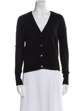 White + Warren Cashmere V-Neck Sweater