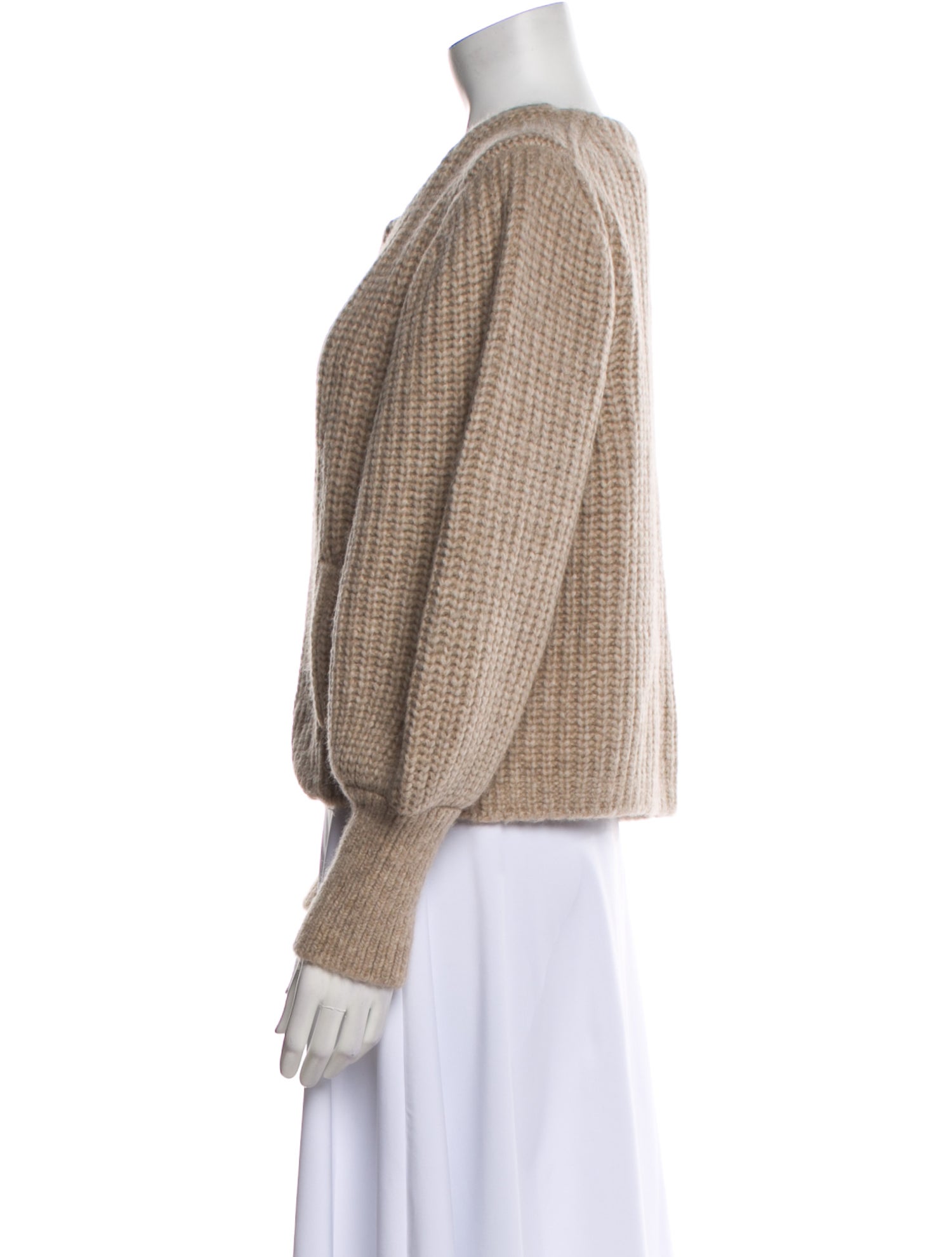White + Warren Baby Alpaca Scoop Neck Sweater w/ Tags