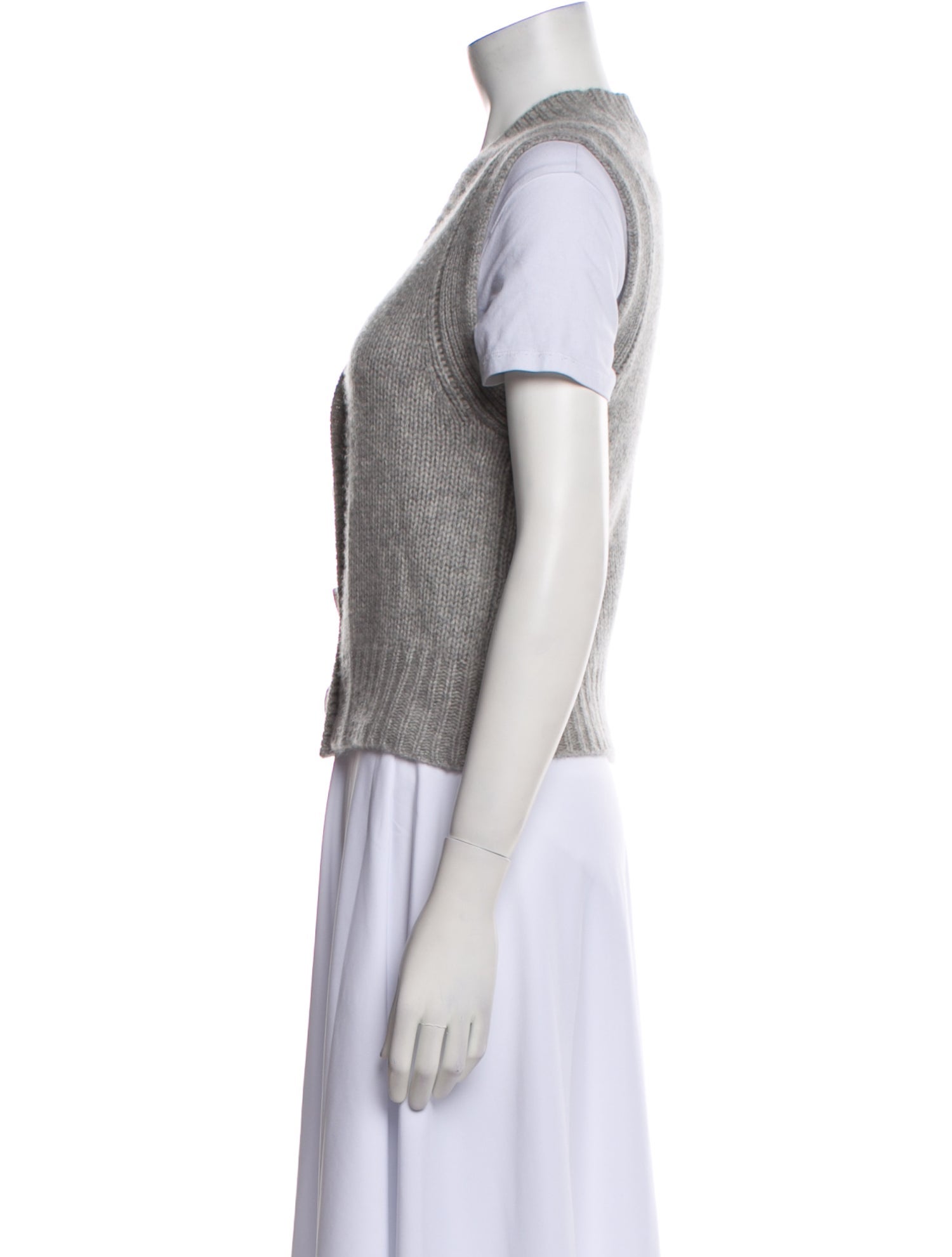 White + Warren Cashmere V-Neck Sweater