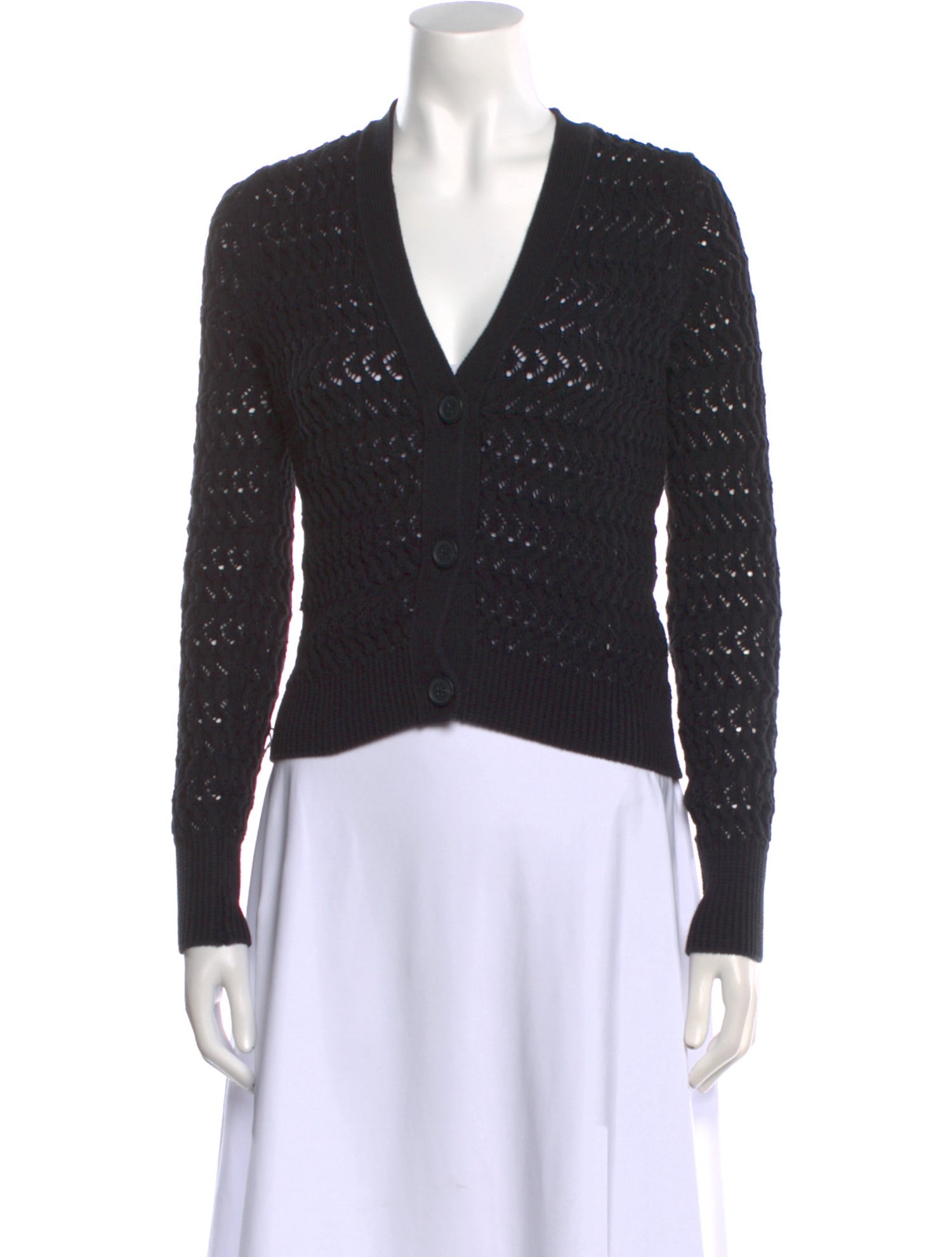 White + Warren V-Neck Sweater