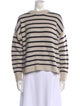 White + Warren Wool Striped Sweater