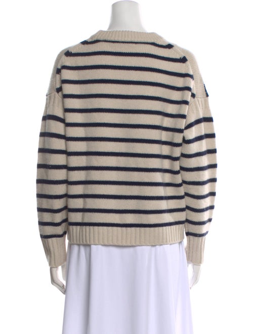 White + Warren Wool Striped Sweater